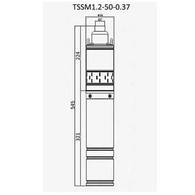 Насос скважинный Pumpman TSSM2-100-0.75