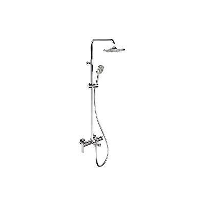 Душевая система Remer Energy для ванны верхний душ 20 см ручной душ шланг хром