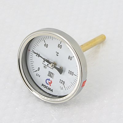Термометр Росма БТ- 41.211 80/100 (1/2", 0-120'С, 1,5)