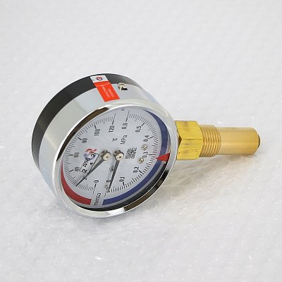 Термоманометр Росма ТМТБ- 31P.1 63/6 (1/2", 6 бар, 120'С, 2,5) радиальный