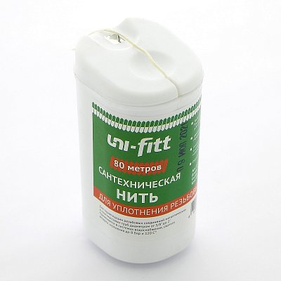 Нить уплотнительная Uni-Fitt для герметизации резьбовых соединений 80 м