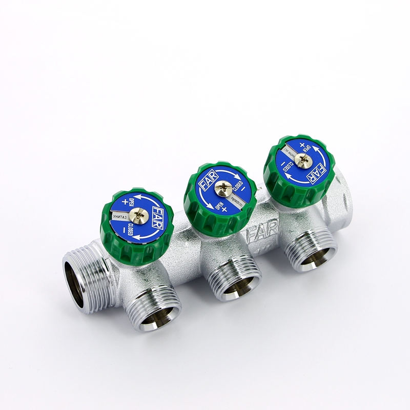 Коллектор НВ 1\" FAR 3 выхода 3/4\" Н 45 мм ЕК FK 3822 134 - купить с ...