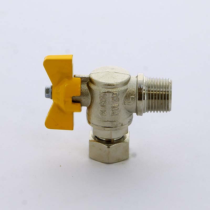 Кран шаровой для газа НВ накидная гайка угловой бабочка ITAP 1/2\" 062 1 ...