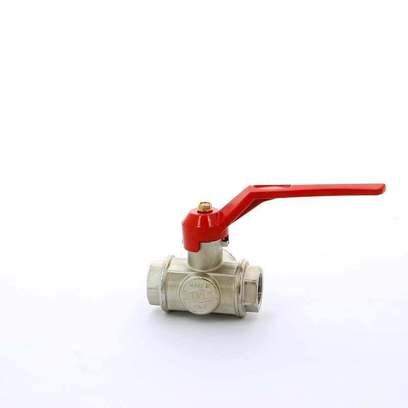 Кран шаровой ВВ трехходовой тип T рычаг ITAP 3/4\" 128 3/4'T - купить с ...