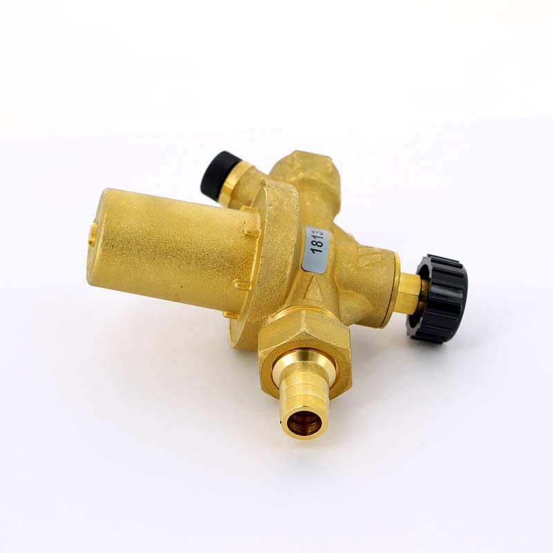 Клапан подпиточный WATTS Ind В со штуцером ALOD с гнездом для манометра ...